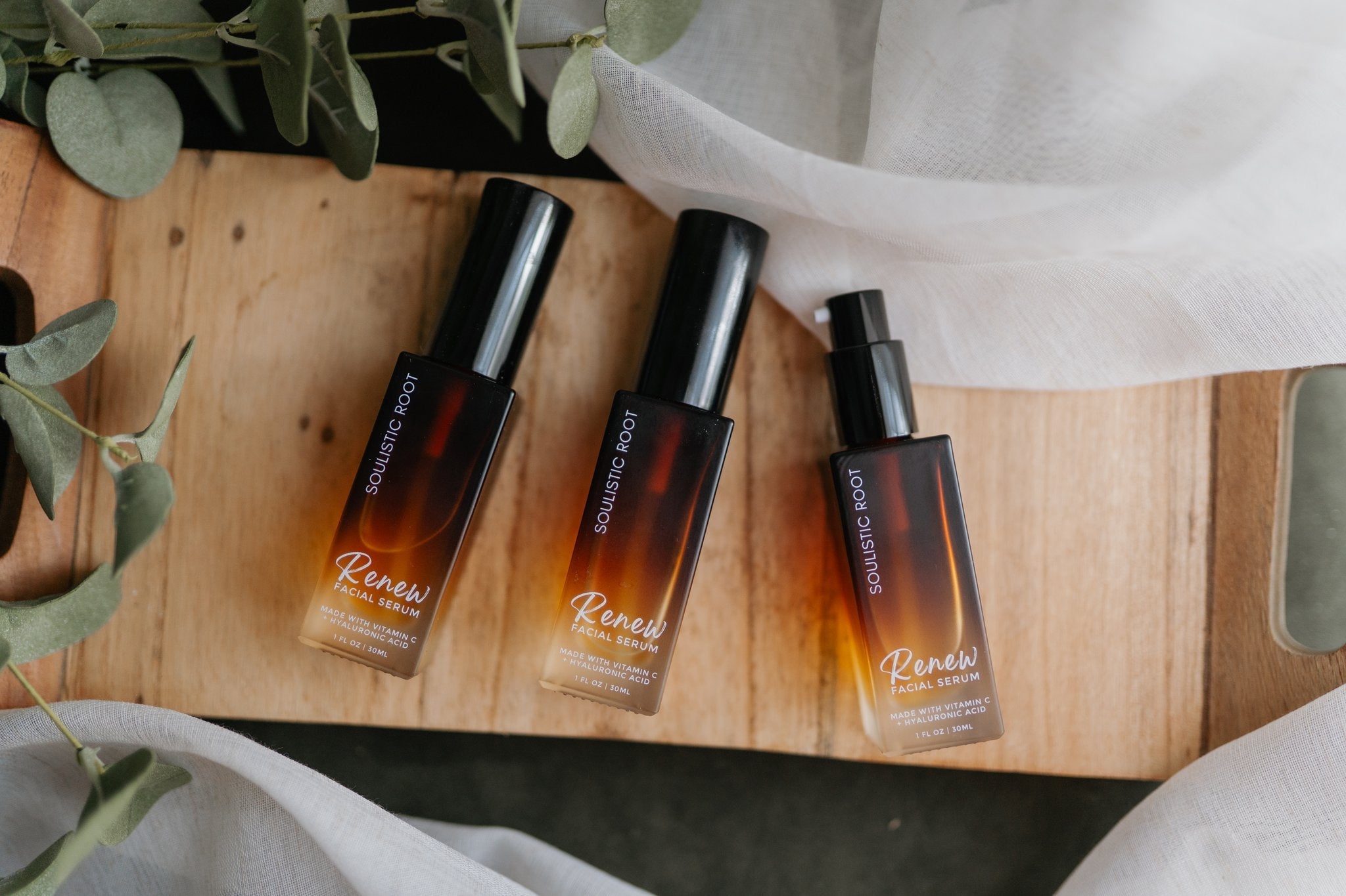 Renew Facial Serum with Vitamin C and Hyaluronic Acid-4