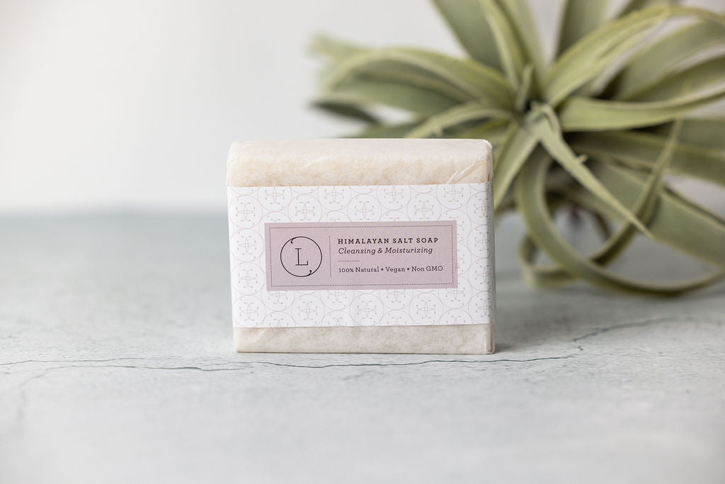 2x Himalayan Salt Soap Bar, Natural Unscented Soap, Vegan Handmade Soap-2