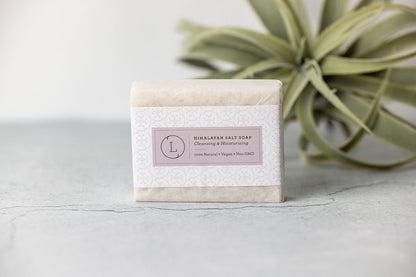 2x Himalayan Salt Soap Bar, Natural Unscented Soap, Vegan Handmade Soap-2