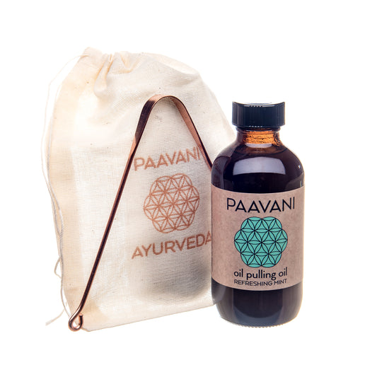 Mint Oral Care Ritual | Ayurvedic Oil Pulling & Tongue Cleaning-0
