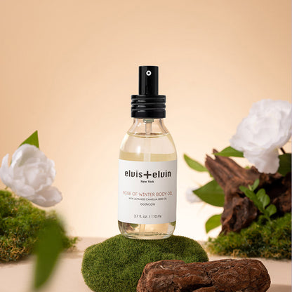elvis+elvin Rose of Winter Body Oil-2