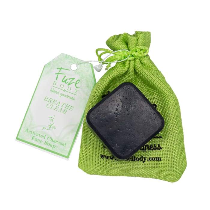 Breathe Clear Activated Charcoal Facial Soap-1