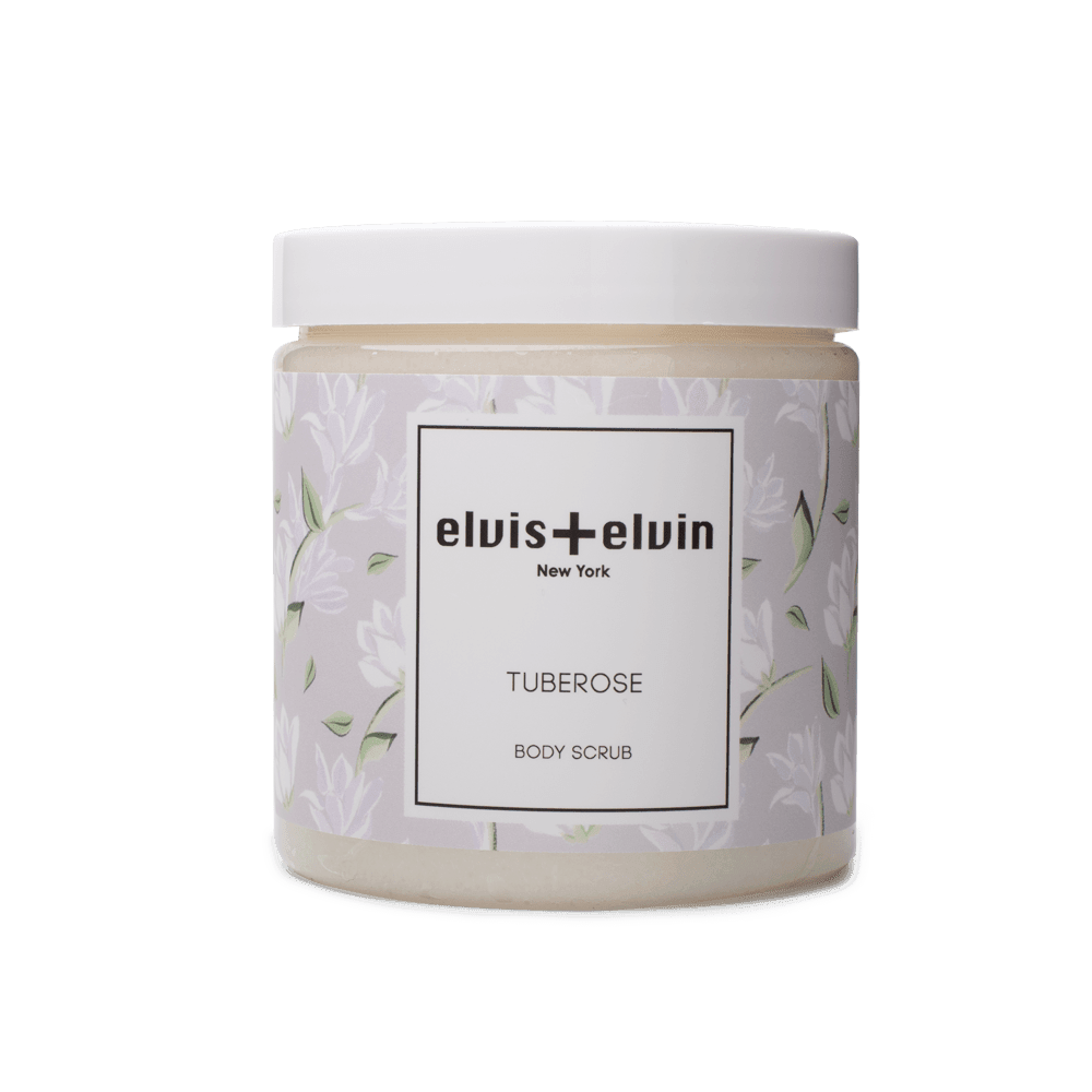 elvis+elvin Tuberose Body Scrub with Dead Sea Salt 300ml-0