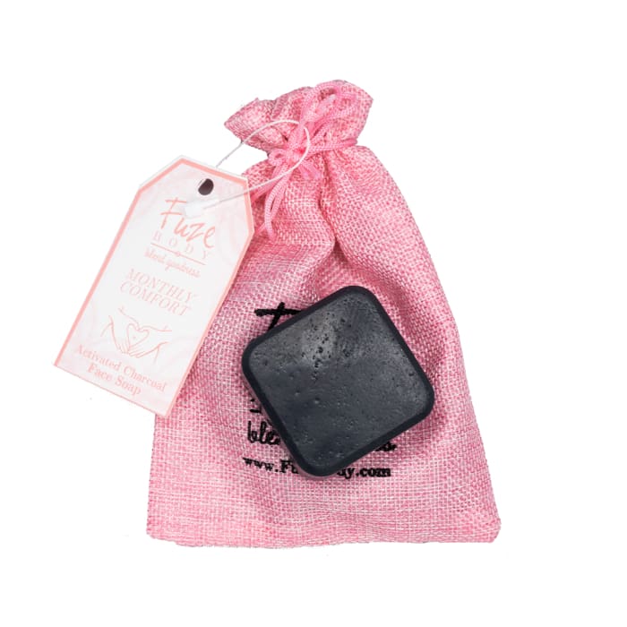 Monthly Comfort Activated Charcoal Facial Soap-1