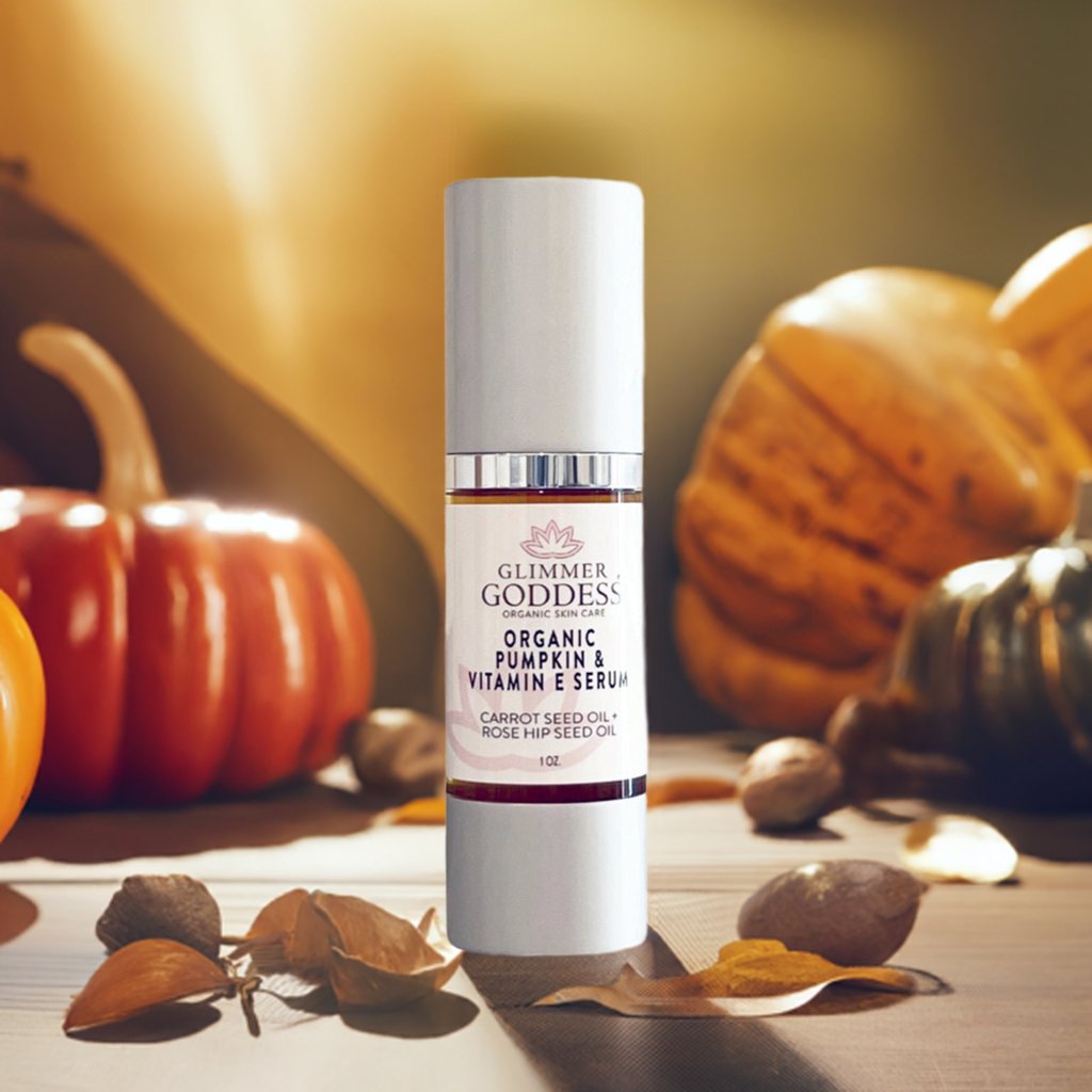 Organic Pumpkin Serum with Collagen Boosting Vitamin E Instant Glow Treatment-1